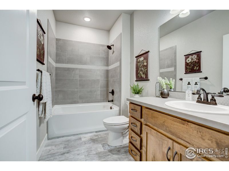 Guest Bathroom.  Photos of a previously built model.