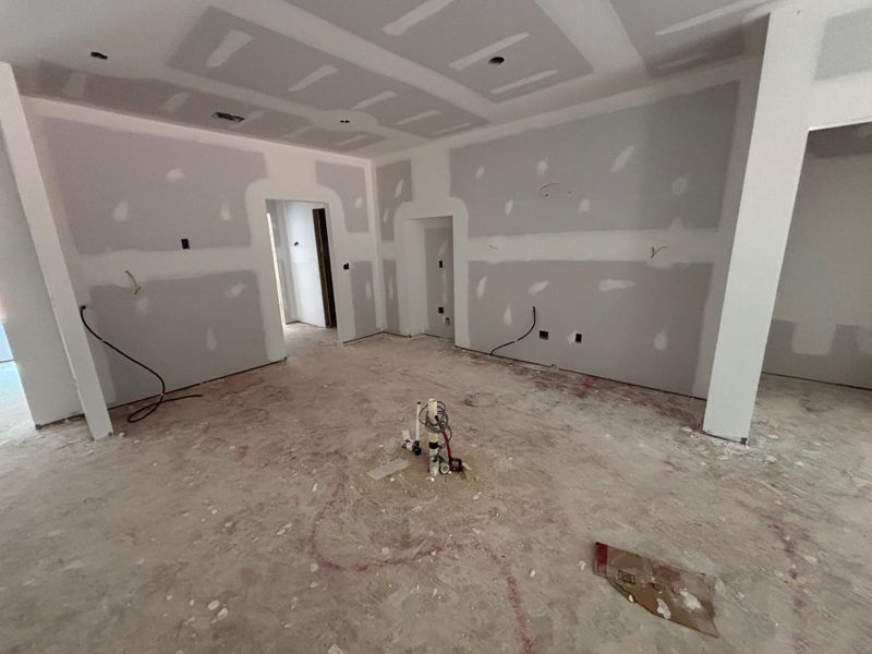 In-progress construction of a new home in White Oaks, The Rock, GA (Image 12).