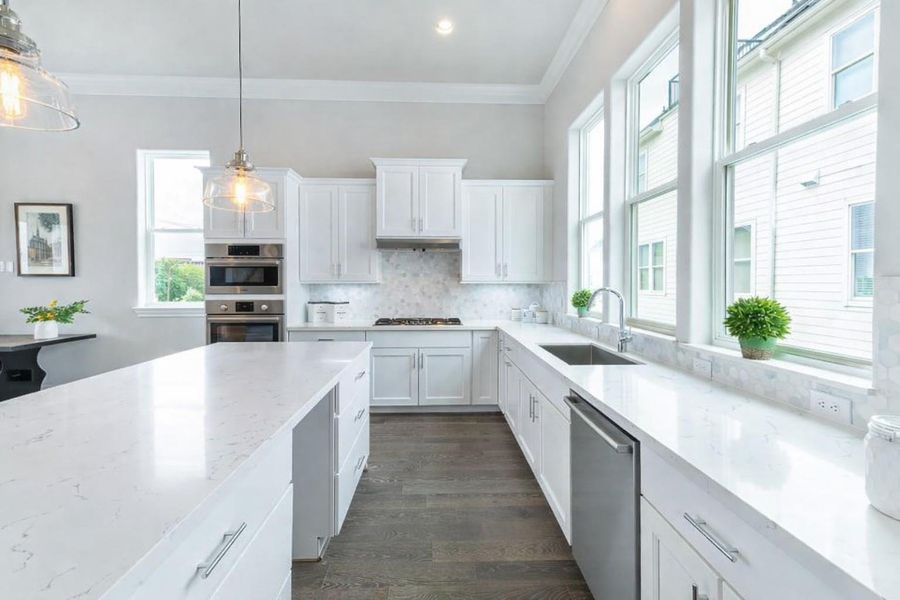 Furnished interior view inside a new home in Upper East River, Houston (Image 13).