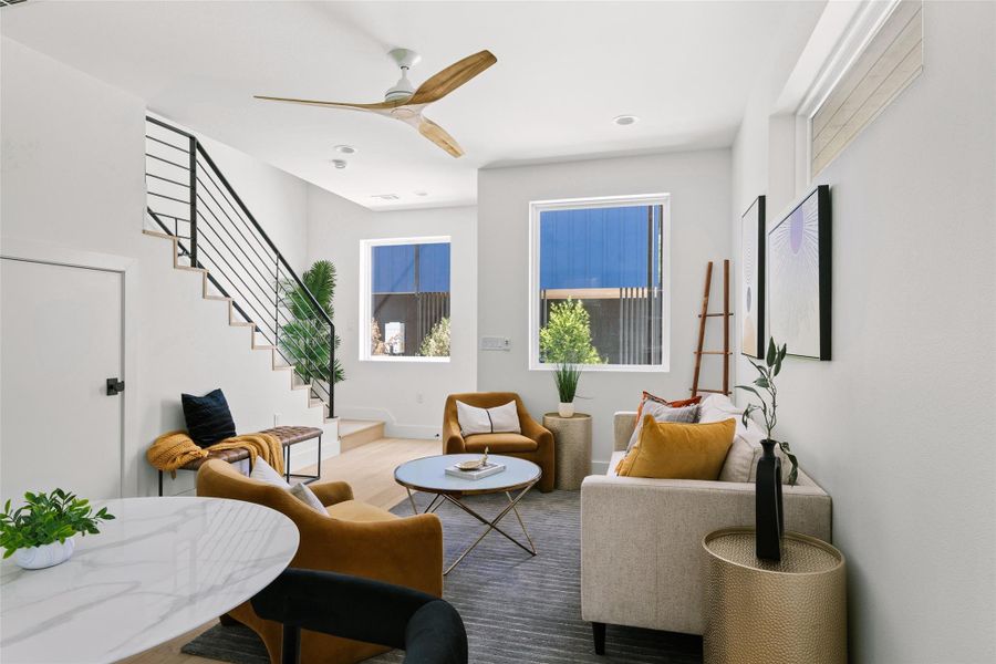 Furnished interior view inside a new home in , Austin (Image 13).