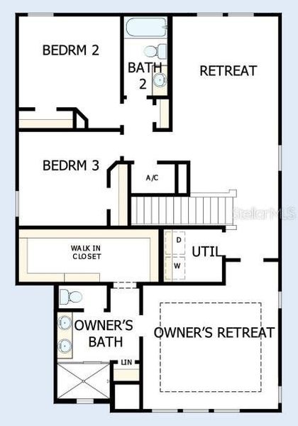 2D floor plan layout of this home in , Mount Dora, FL (Image 2). 2D floor plan layout of this home in , Mount Dora, FL (Image 2).