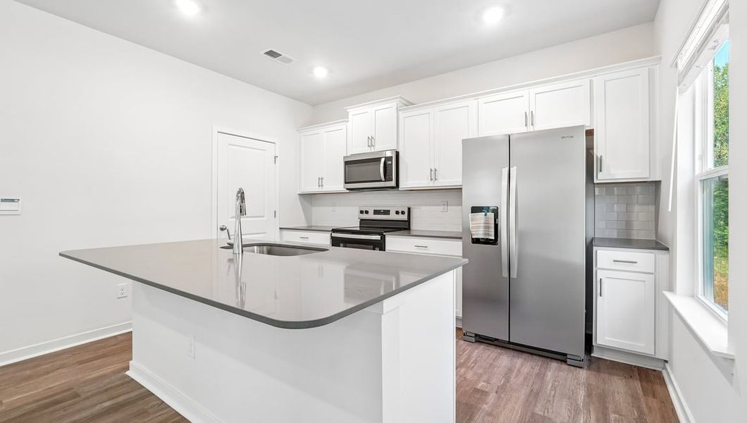 Furnished interior view inside a new home in The Falls at Newton, Newton (Image 3).