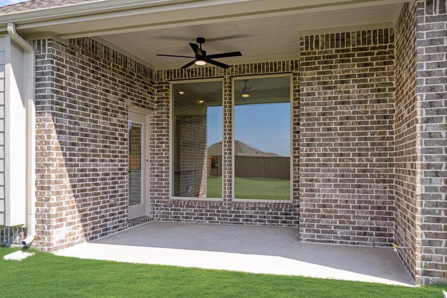 Exterior details and patio area of a home in Waterscape Classic 60s, Royse City (Image 4). Exterior details and patio area of a home in Waterscape Classic 60s, Royse City (Image 4).