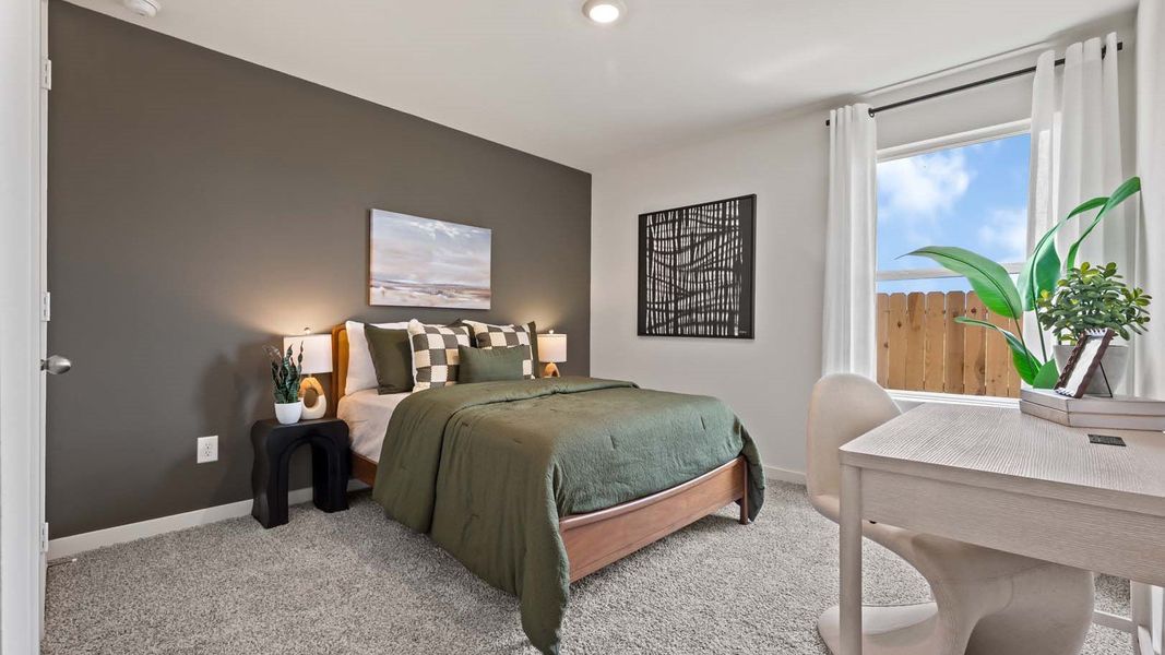 Furnished interior view inside a new home in Evergreen, Rosenberg (Image 6). Furnished interior view inside a new home in Evergreen, Rosenberg (Image 6).