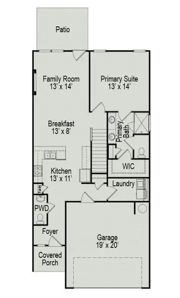 First floor layout