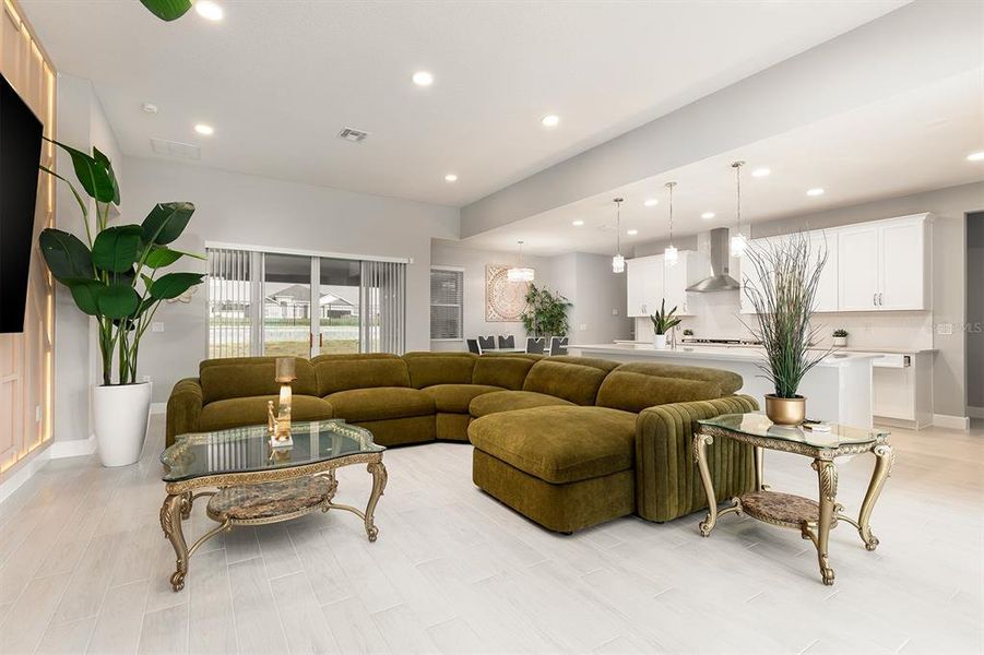Furnished interior view inside a new home in Wolf Lake Ranch, Apopka (Image 30).
