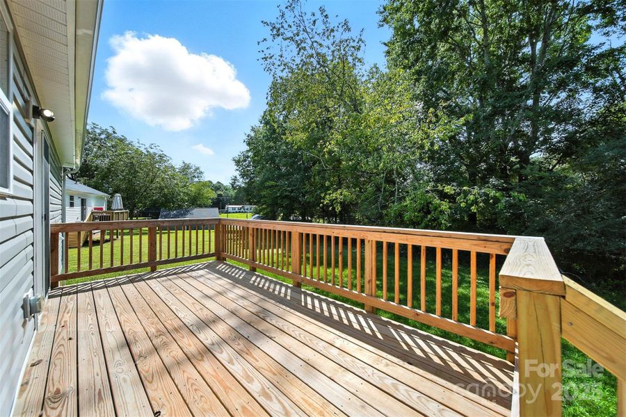 Exterior details and patio area of a home in , Hickory (Image 23).