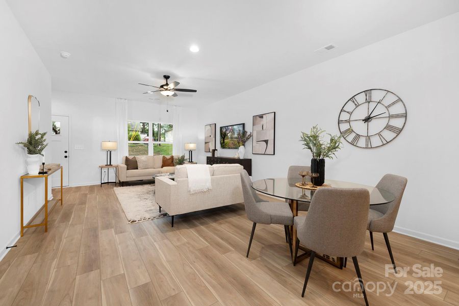 Furnished interior view inside a new home in , Huntersville (Image 4). Furnished interior view inside a new home in , Huntersville (Image 4).