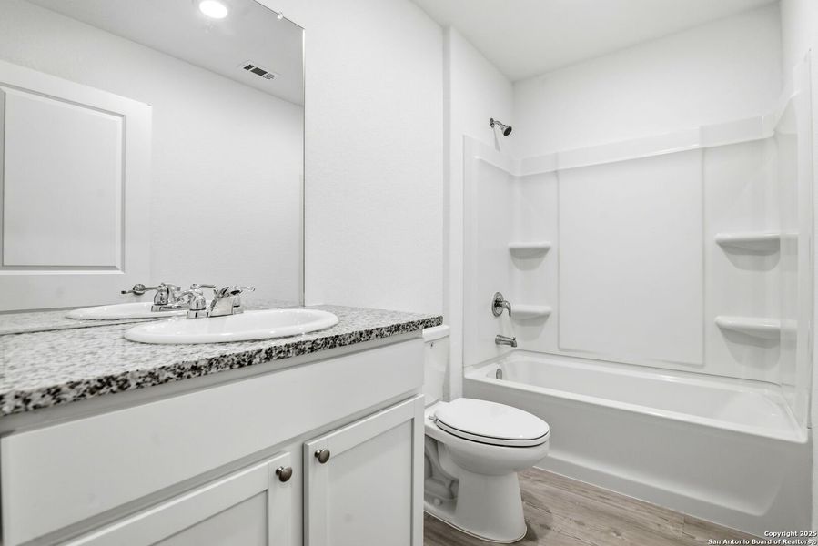 Furnished interior view inside a new home in Vida: Cottage Collection, San Antonio (Image 6). Furnished interior view inside a new home in Vida: Cottage Collection, San Antonio (Image 6).