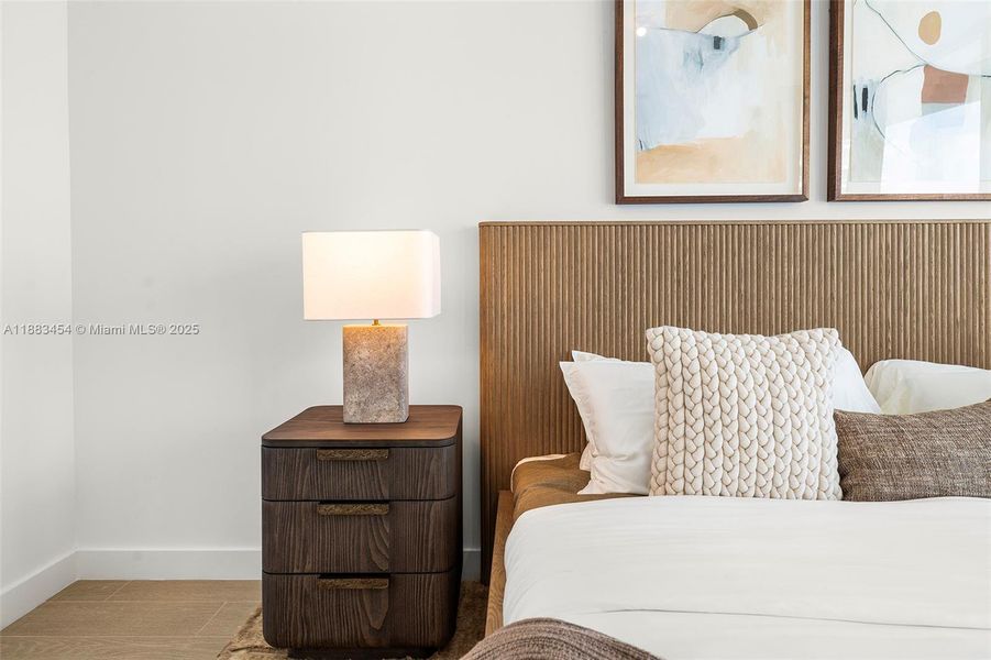 Furnished interior view inside a new home in , Miami Beach (Image 8).