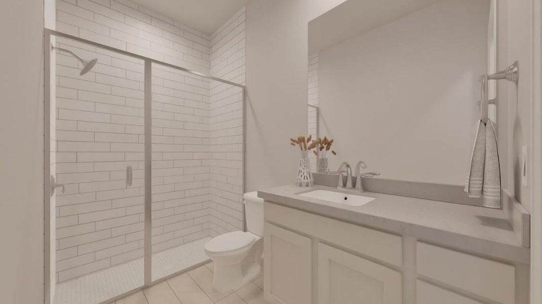 Pics are not of actual home.  They are a representative of a home of the same floor plan