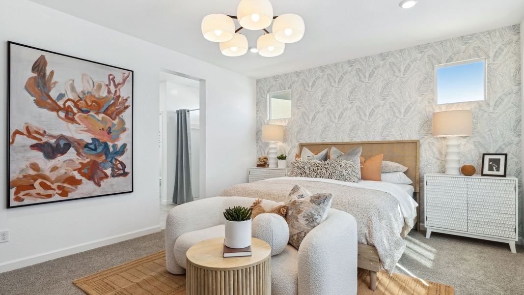 Representative furnished interior of a home built from the Canyon by D.R. Horton in Westpark, Buckeye (Image 19).