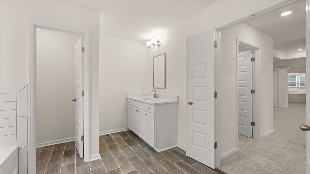 Spacious, unfurnished interior of a new home in The Gates at Pates Creek, Hampton (Image 50).