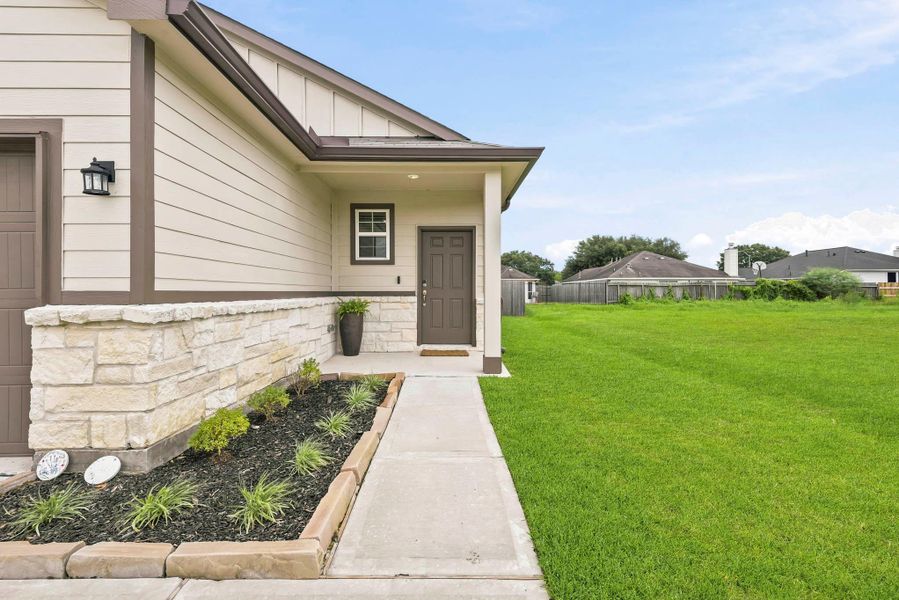 Exterior details and patio area of a home in The Villages at Westpointe, Dayton (Image 3).