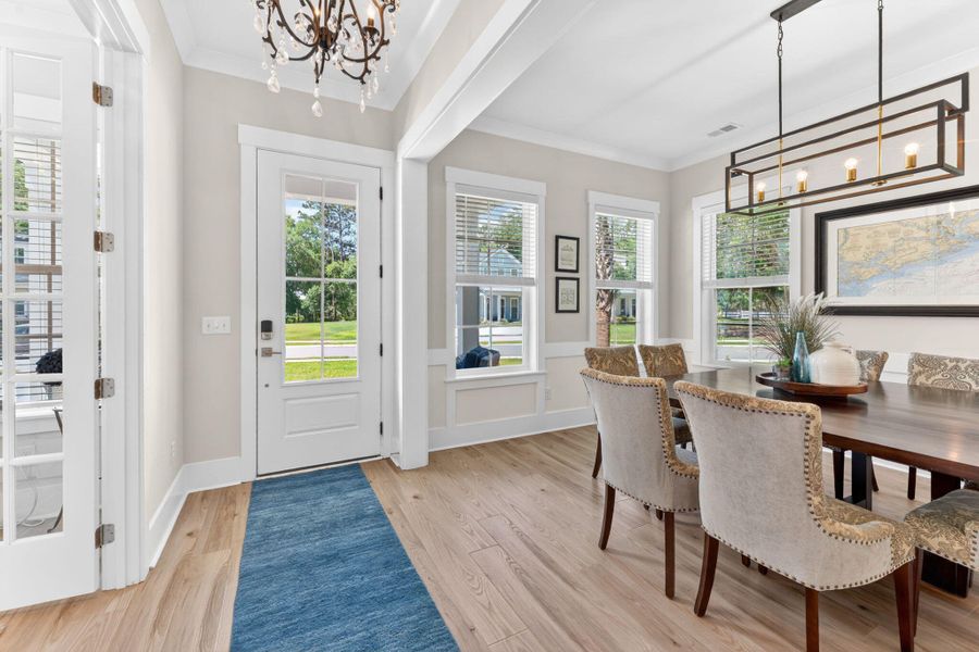 Furnished interior view inside a new home in Fiddler Cove, Mount Pleasant (Image 11).