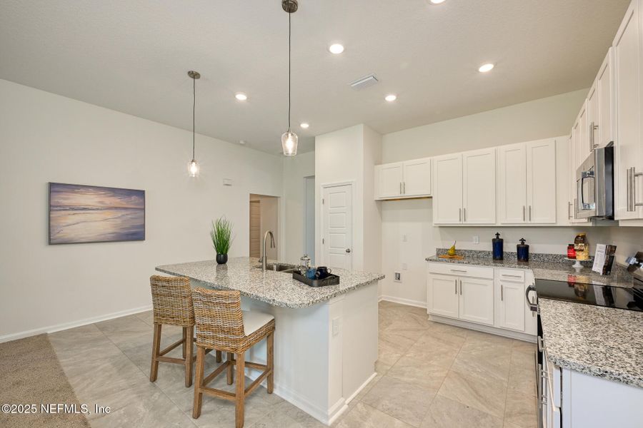 Furnished interior view inside a new home in , Jacksonville (Image 10).