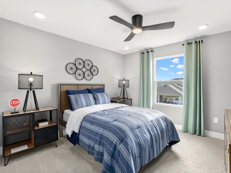 Representative furnished interior of a home built from the Voyageur by Mattamy Homes in Crosswind Ranch, Parrish (Image 15).