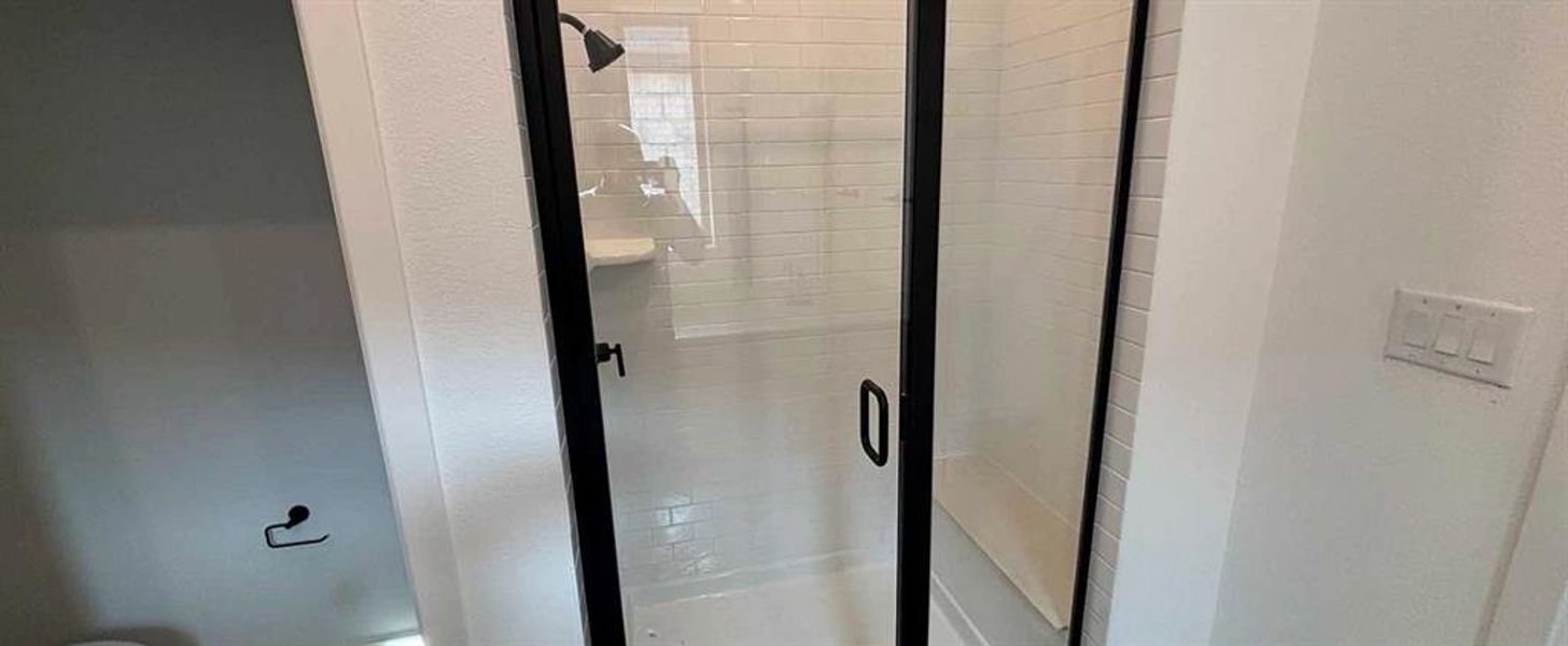 Primary Bathroom Construction Progress featuring the Foundry Collection