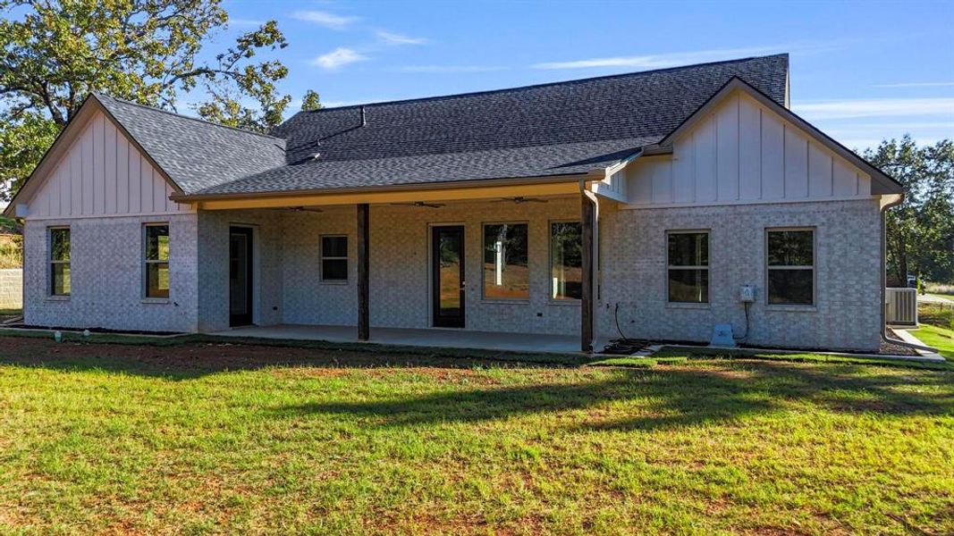 Exterior details and patio area of a home in , Lindale (Image 23).