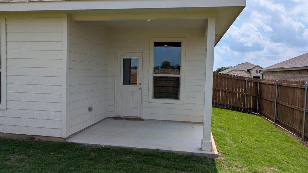 Patio - All Home and community information, including pricing, included features, terms, availability and amenities, are subject to change at any time without notice or obligation. All Drawings, pictures, photographs, video, square footages, floor plans, elevations, features, colors and sizes are approximate for illustration purposes only and will vary from the homes as built.