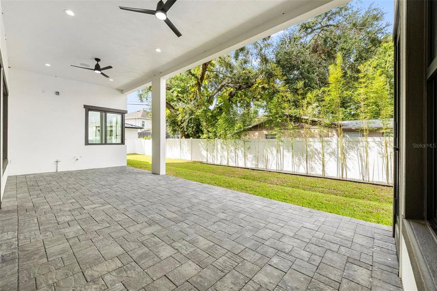 Exterior details and patio area of a home in , Tampa (Image 3). Exterior details and patio area of a home in , Tampa (Image 3).