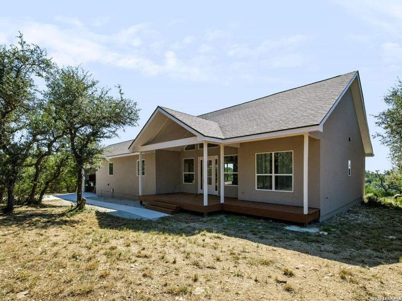 Exterior details and patio area of a home in , Spring Branch (Image 24). Exterior details and patio area of a home in , Spring Branch (Image 24).