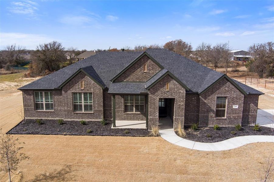 Front exterior of a new home in , Boyd, TX, highlighting curb appeal (Image 23).