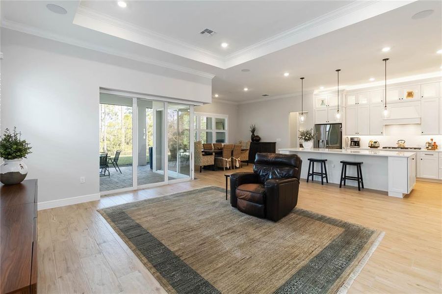 Furnished interior view inside a new home in Del Webb Sunbridge, St. Cloud (Image 48).