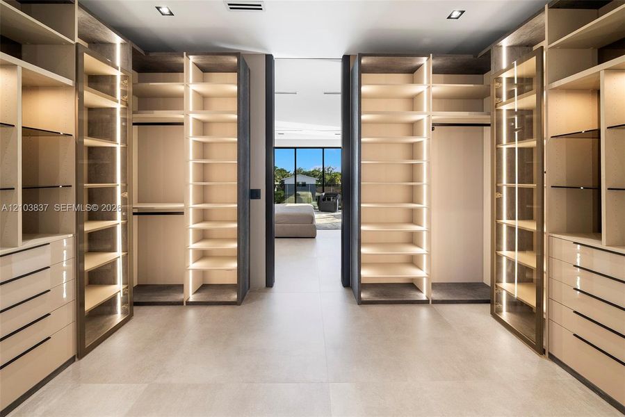 Furnished interior view inside a new home in , Miami (Image 19).