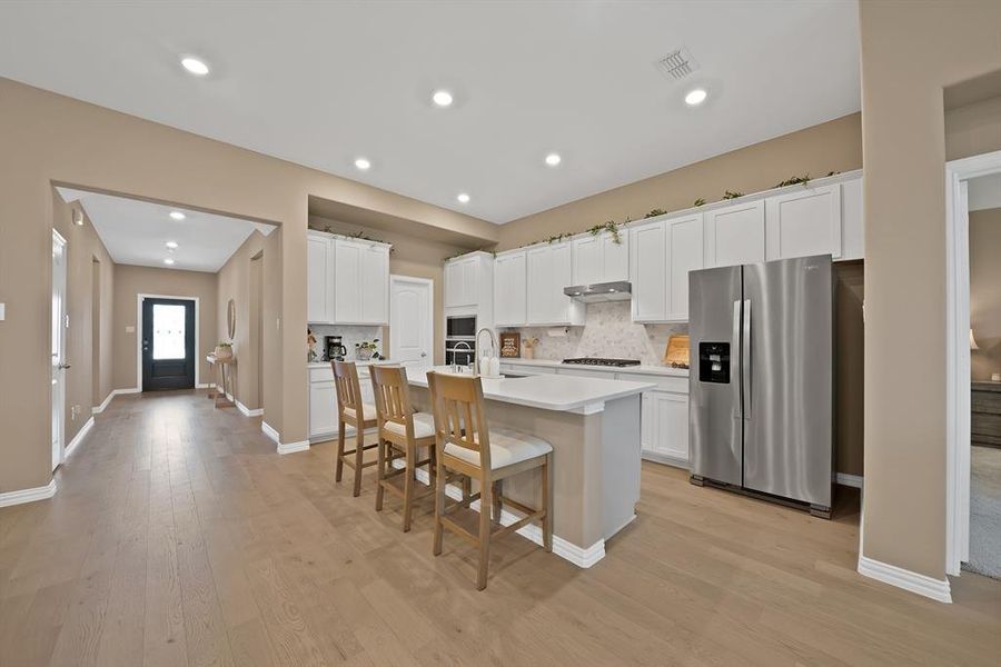 Furnished interior view inside a new home in , Princeton (Image 24).