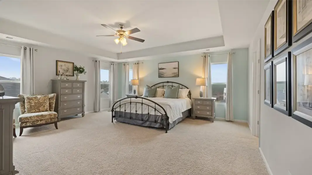 Furnished interior view inside a new home in Carolina Groves, Moncks Corner (Image 19).