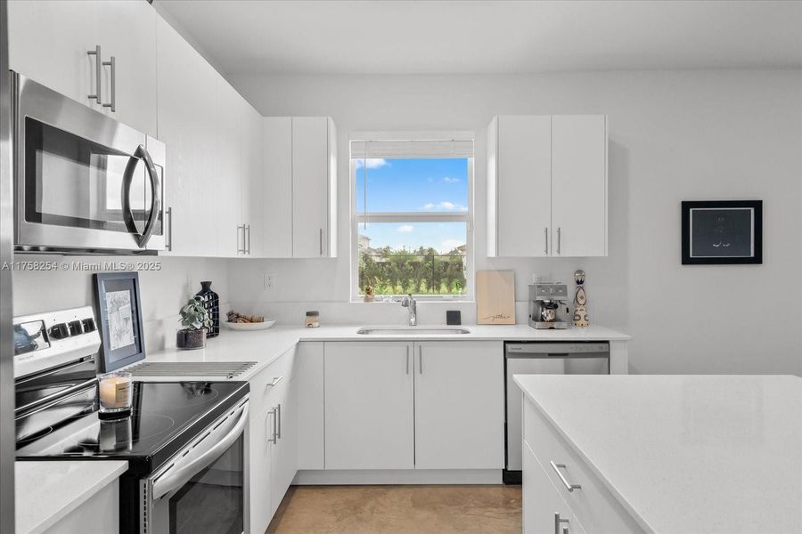 Furnished interior view inside a new home in , Miami (Image 18).