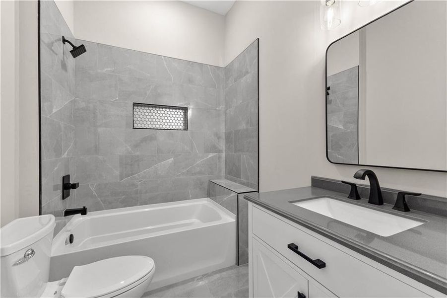 Furnished interior view inside a new home in , Fairburn (Image 11).