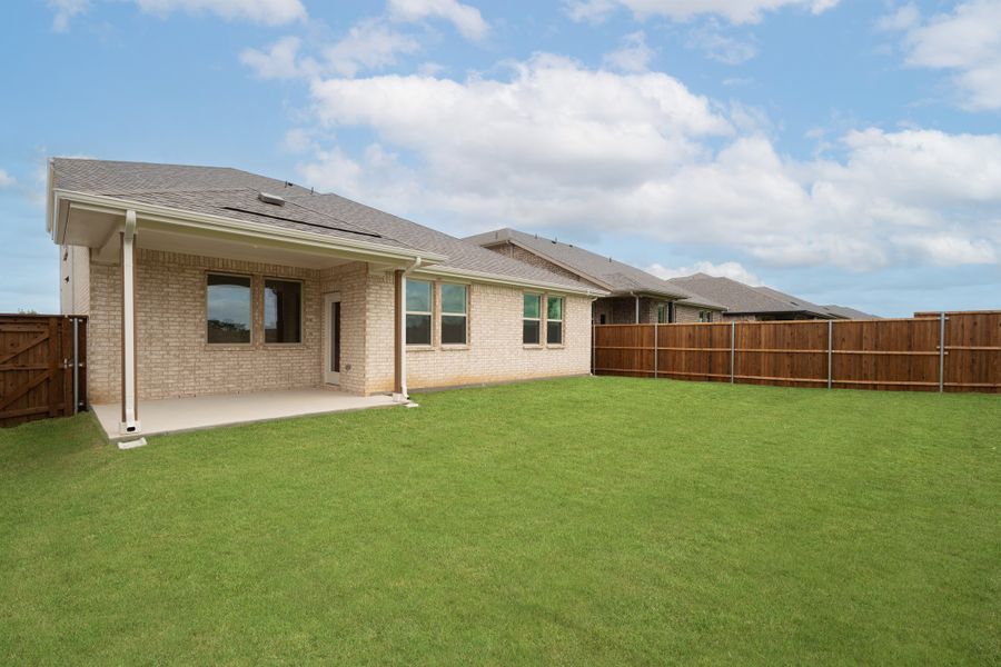 Exterior details and patio area of a home in Chalk Hill, Celina (Image 2). Exterior details and patio area of a home in Chalk Hill, Celina (Image 2).