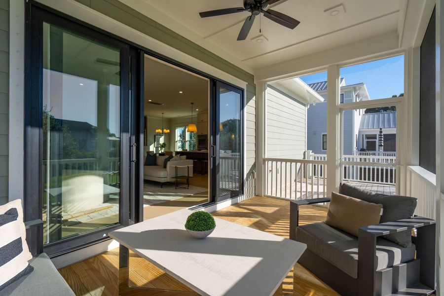 Exterior details and patio area of a home in , Johns Island (Image 56). Exterior details and patio area of a home in , Johns Island (Image 56).