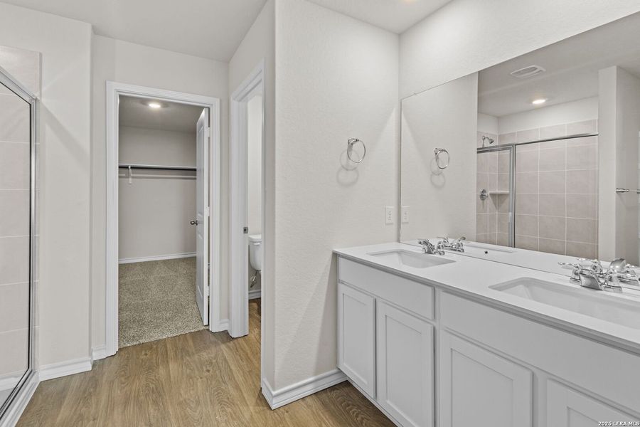 Furnished interior view inside a new home in Brookstone Creek, San Antonio (Image 6).