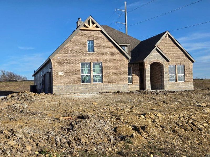 In-progress construction of a new home in Hillview Addition, Decatur, TX (Image 17).