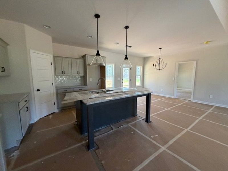 In-progress construction of a new home in Oakview, Pine Mountain, GA (Image 7).