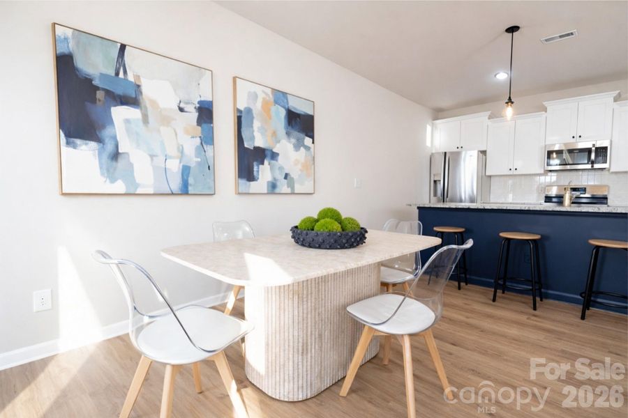 Furnished interior view inside a new home in , Charlotte (Image 7).