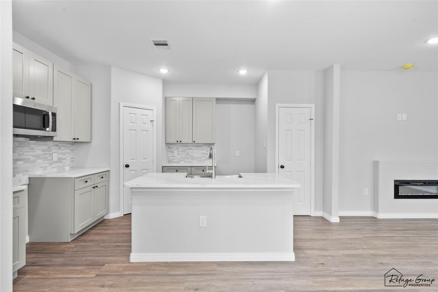 Furnished interior view inside a new home in , Houston (Image 7). Furnished interior view inside a new home in , Houston (Image 7).