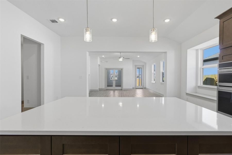 Furnished interior view inside a new home in Enclave at Cele, Pflugerville (Image 10).