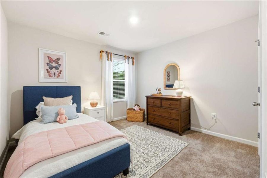 Furnished interior view inside a new home in Concord Oaks, Powder Springs (Image 3). Furnished interior view inside a new home in Concord Oaks, Powder Springs (Image 3).