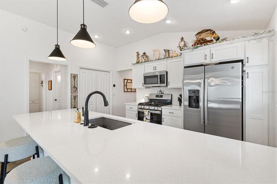 Furnished interior view inside a new home in , The Villages (Image 25).