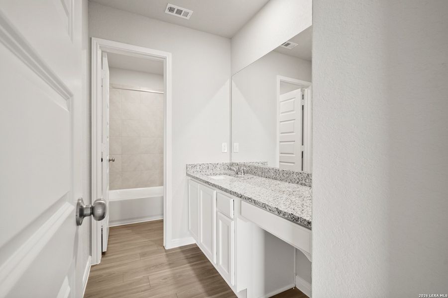 Furnished interior view inside a new home in Hickory Ridge, Elmendorf (Image 8).