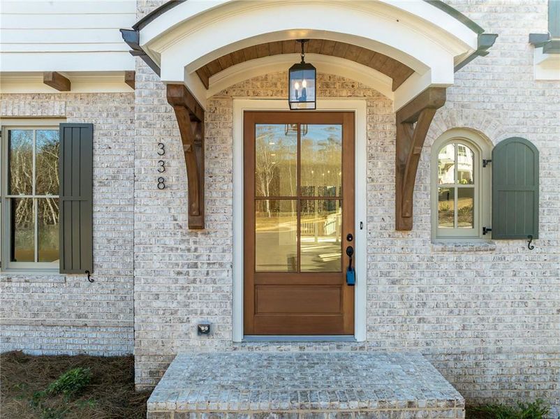 Exterior details and patio area of a home in , Ball Ground (Image 3).