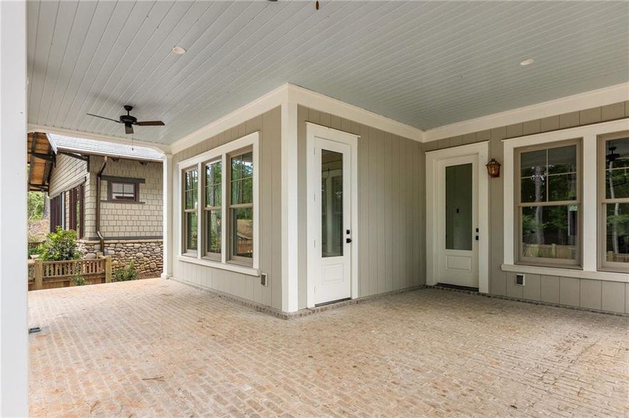 Front exterior of a new home in , Chattahoochee Hills, GA, highlighting curb appeal (Image 19). Front exterior of a new home in , Chattahoochee Hills, GA, highlighting curb appeal (Image 19).