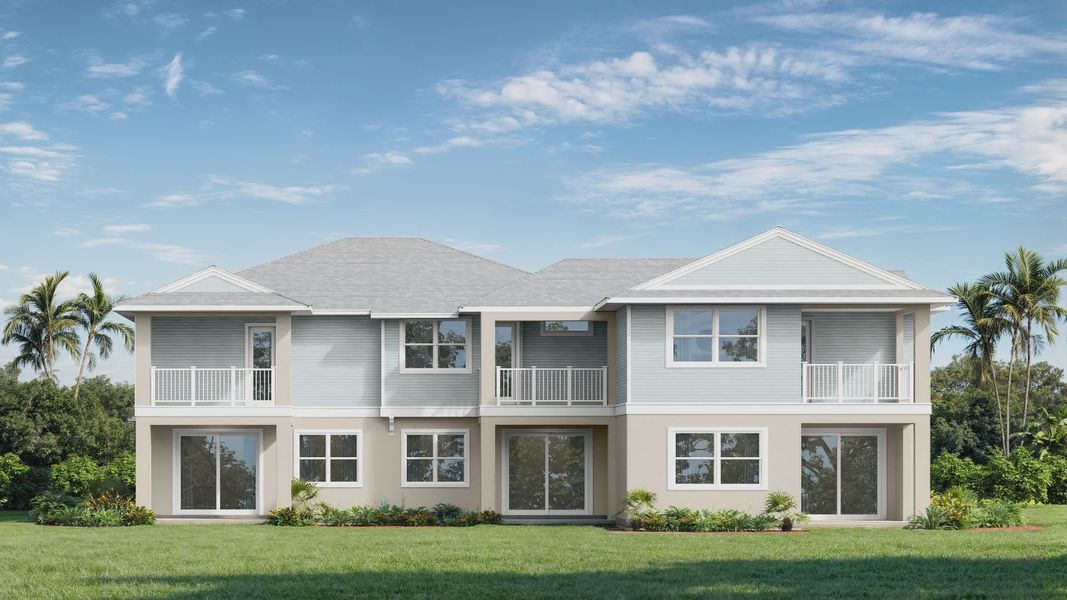 The Rear Elevation Rendering The Rear Elevation Rendering