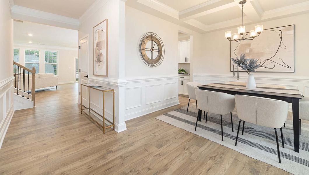 Representative furnished interior of a home built from the Summit by D.R. Horton in Sylvan Creek, Denver (Image 6).