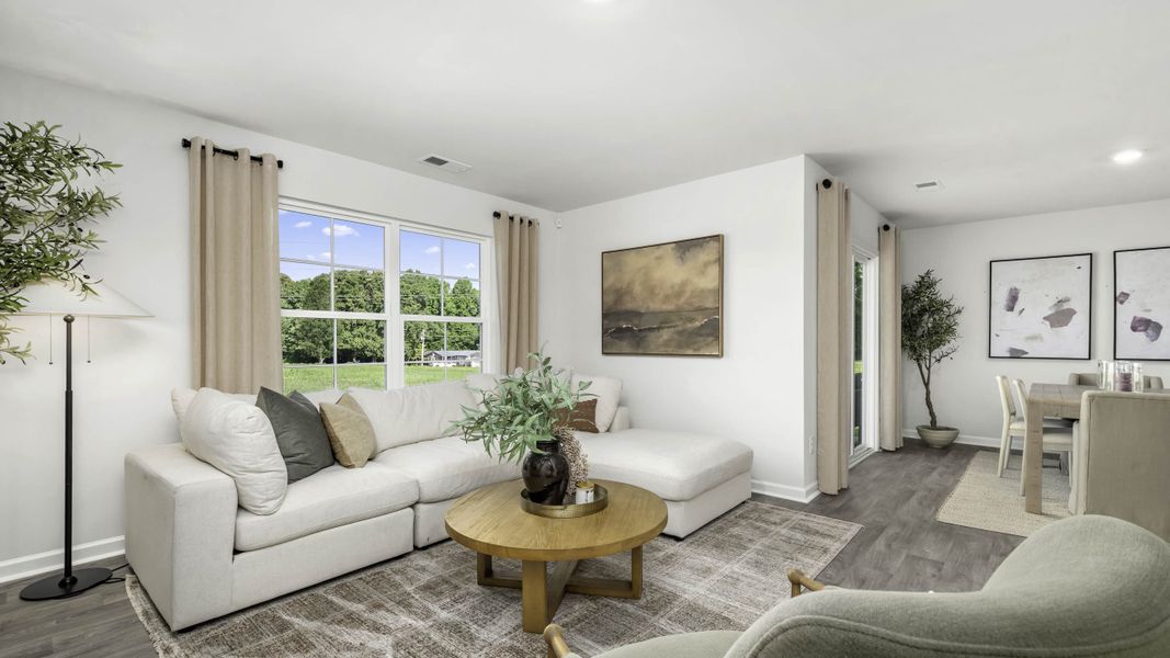 Furnished interior view inside a new home in Baymeade, Lexington (Image 15).