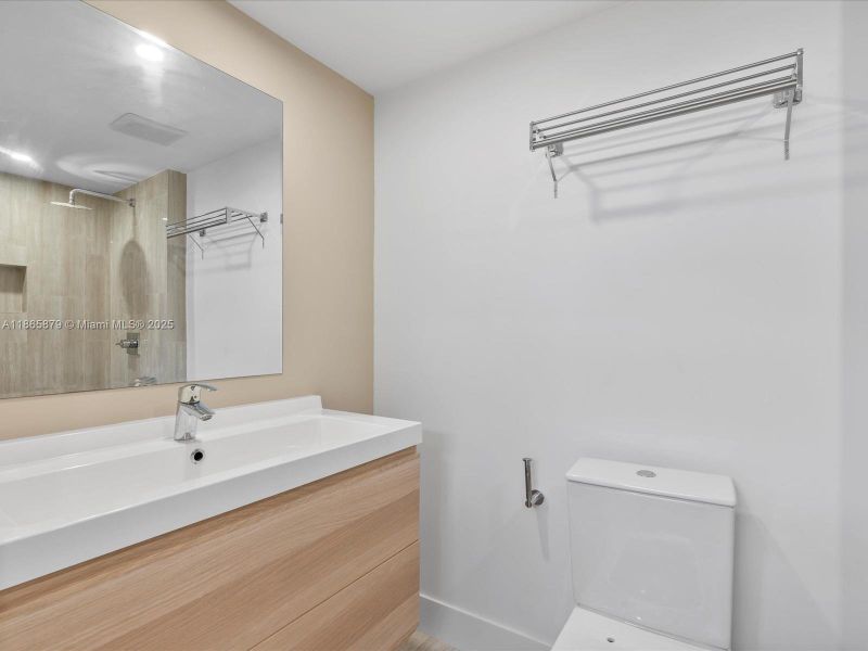 Furnished interior view inside a new home in , Miami Beach (Image 9). Furnished interior view inside a new home in , Miami Beach (Image 9).